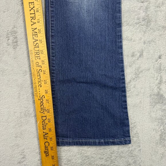 Vintage Phat Fashions Silver Label Womens Low Rise Bootcut Jeans Y2K Stretch 7 - Picture 10 of 10